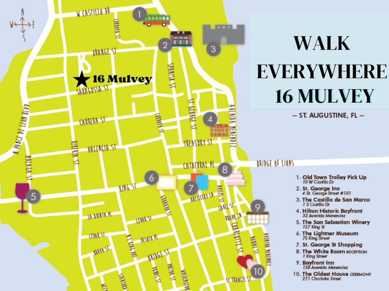 Villa Mulvey # 4 St. Augustine Esterno foto